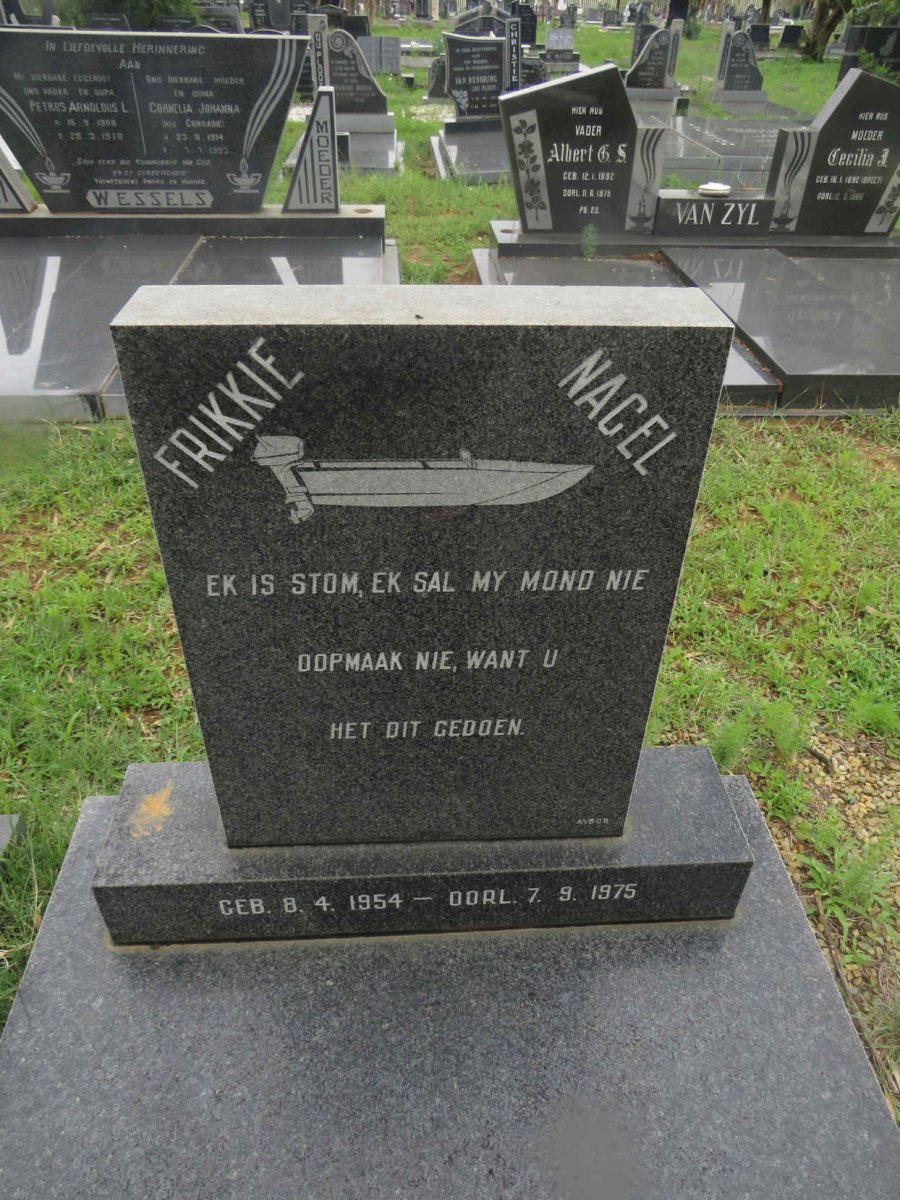 NAGEL Frikkie 1954-1975