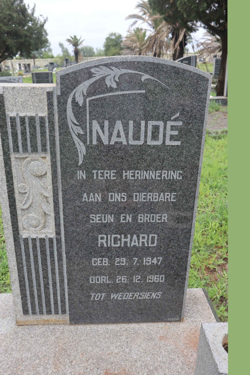 NAUDE Richard 1947-1960