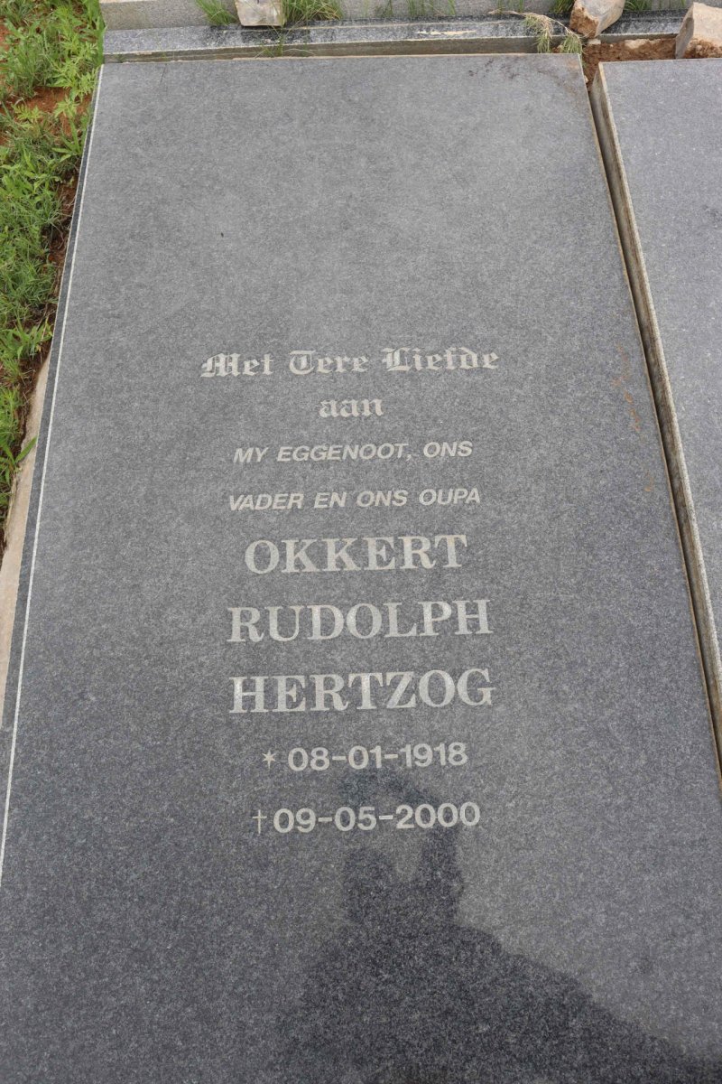 NAGEL Okkert Rudolph Hertzog 1918-2000 &amp; Hester Louisa NAGEL 1925-2007