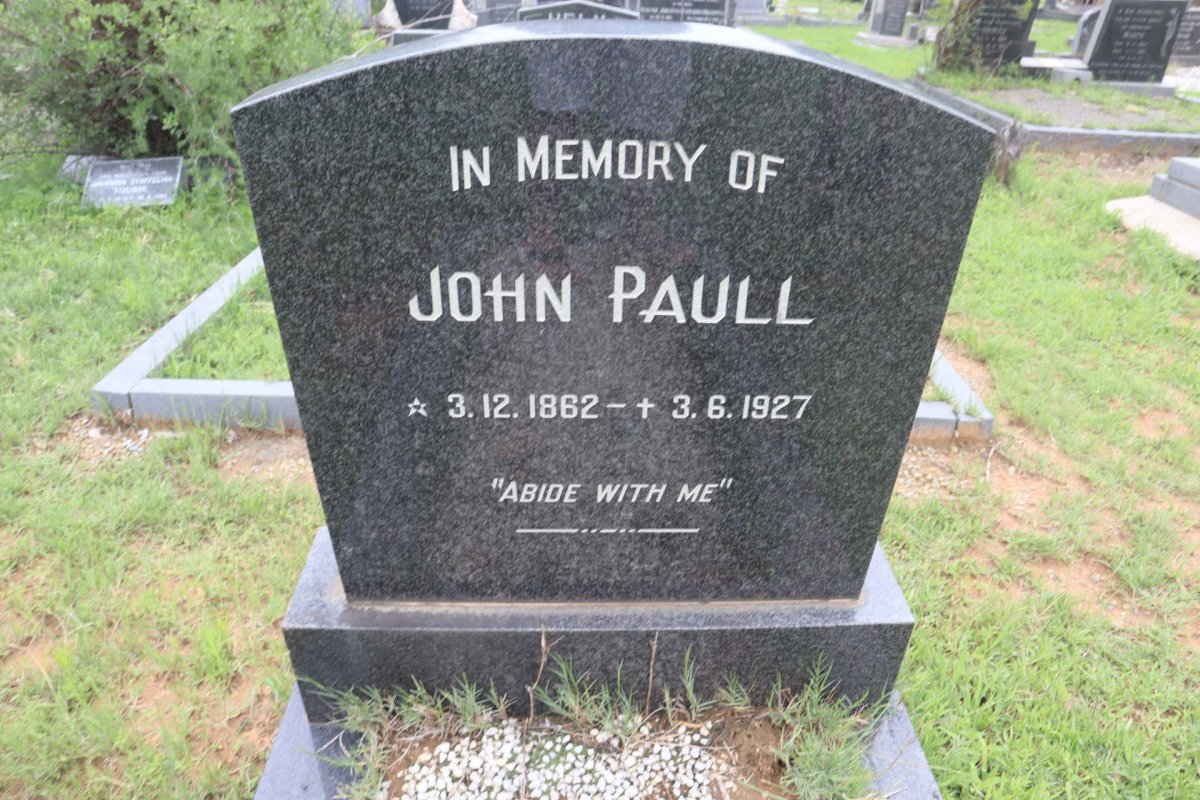 PAULL John 1862-1927
