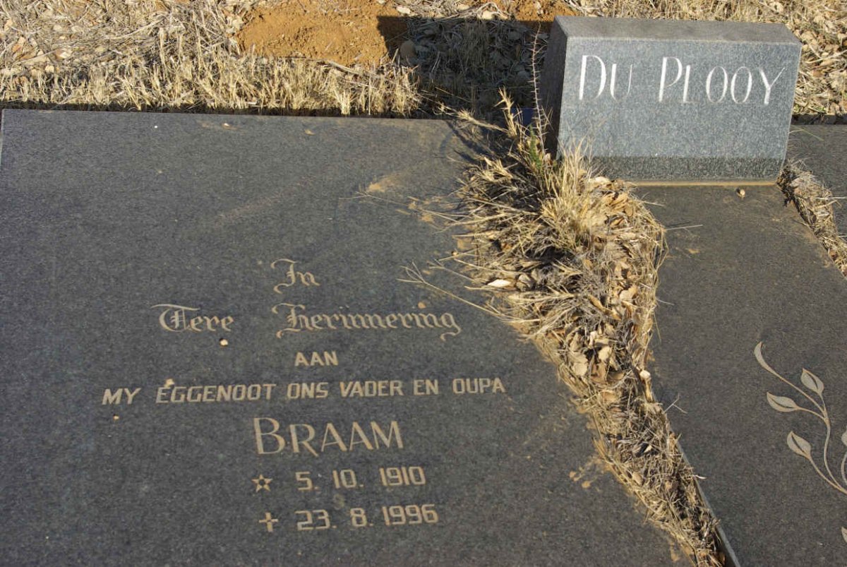 PLOOY Braam, du 1910-1996 &amp; Jana SCHEFFER 1925-