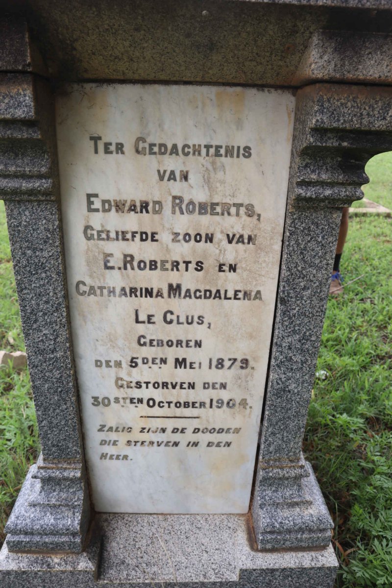 ROBERTS Edward 1879-1904