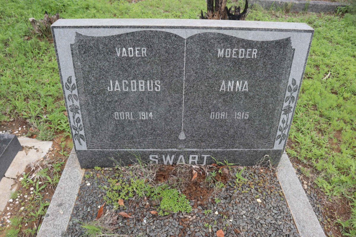 SWART Jacobus -1914 &amp; Anna -1915