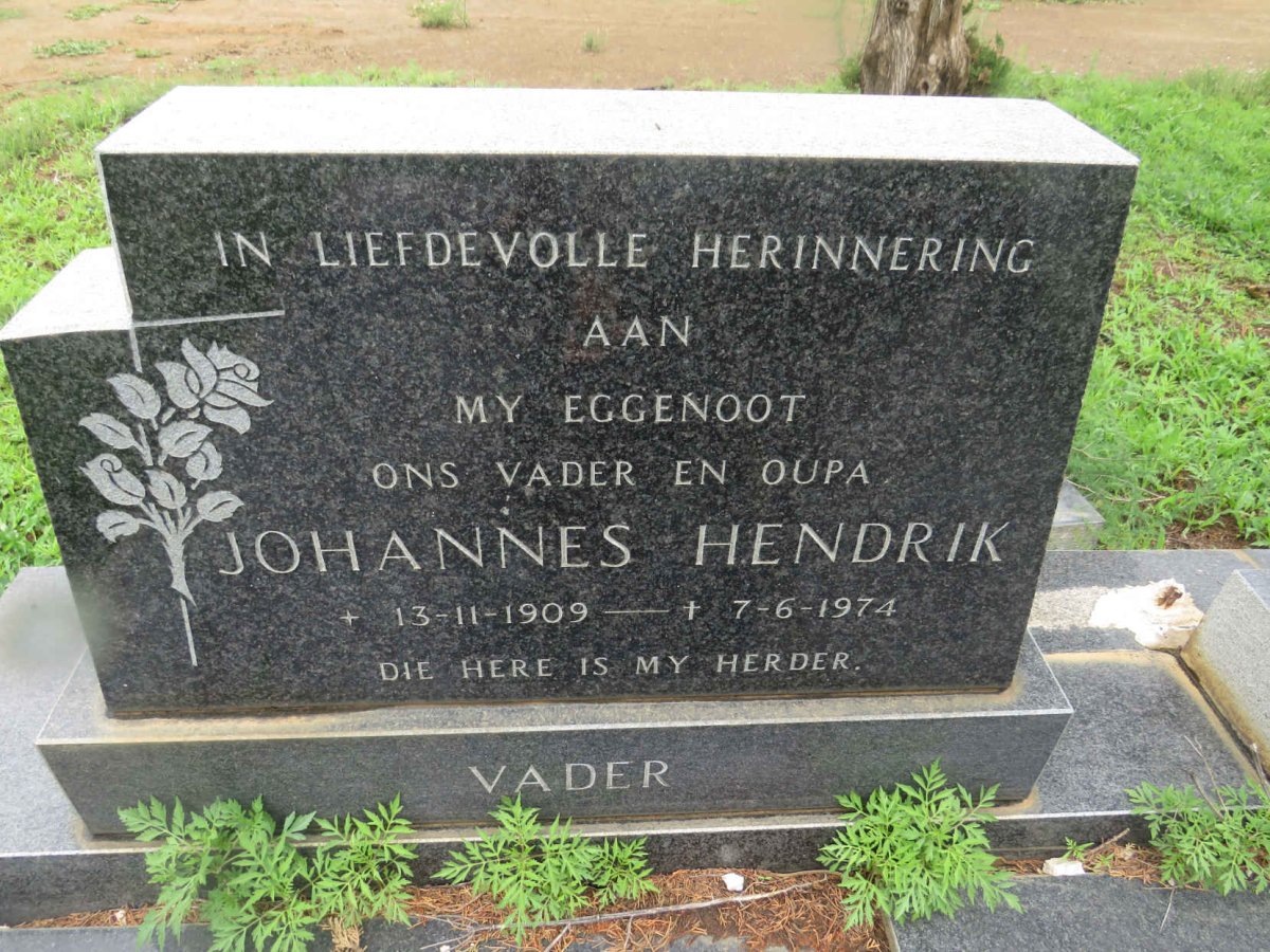 STRYDOM Johannes Hendrik 1909-1974