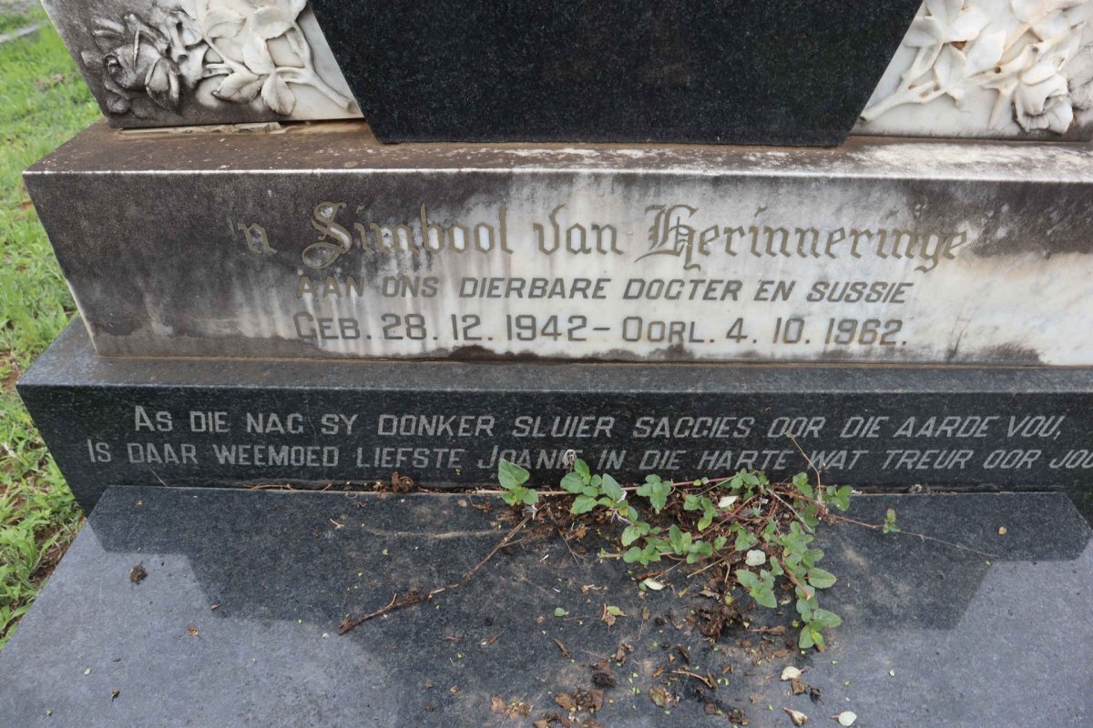 UYS Samelia Joan nee BRITZ 1942-1962