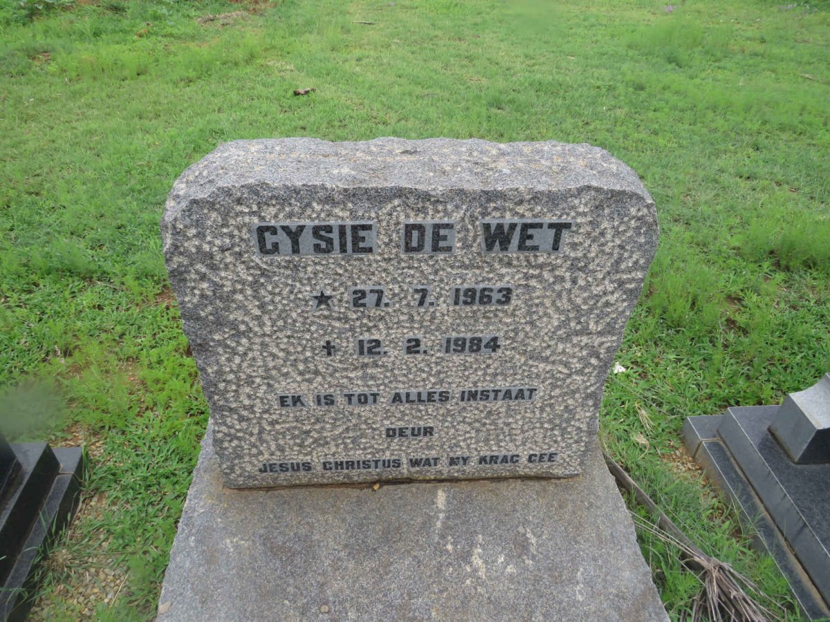 WET Gysie, de 1963-1984