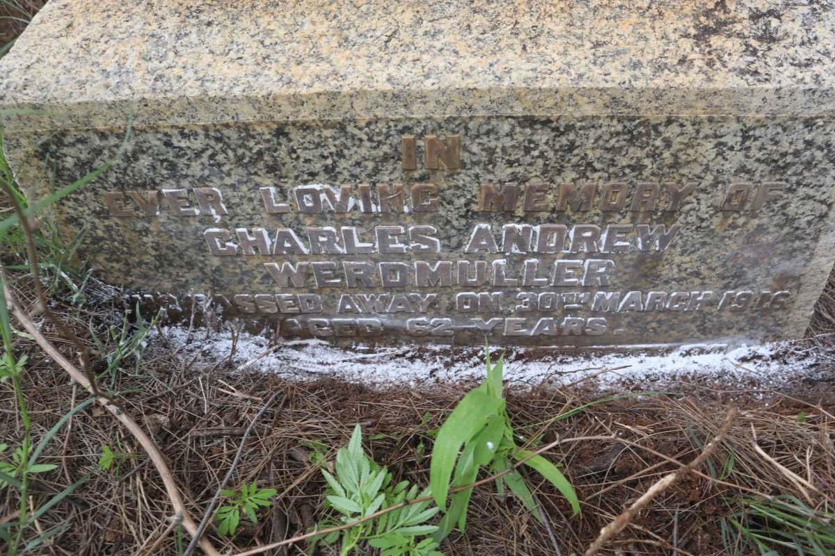 WERDMULLER Charles Andrew -1916