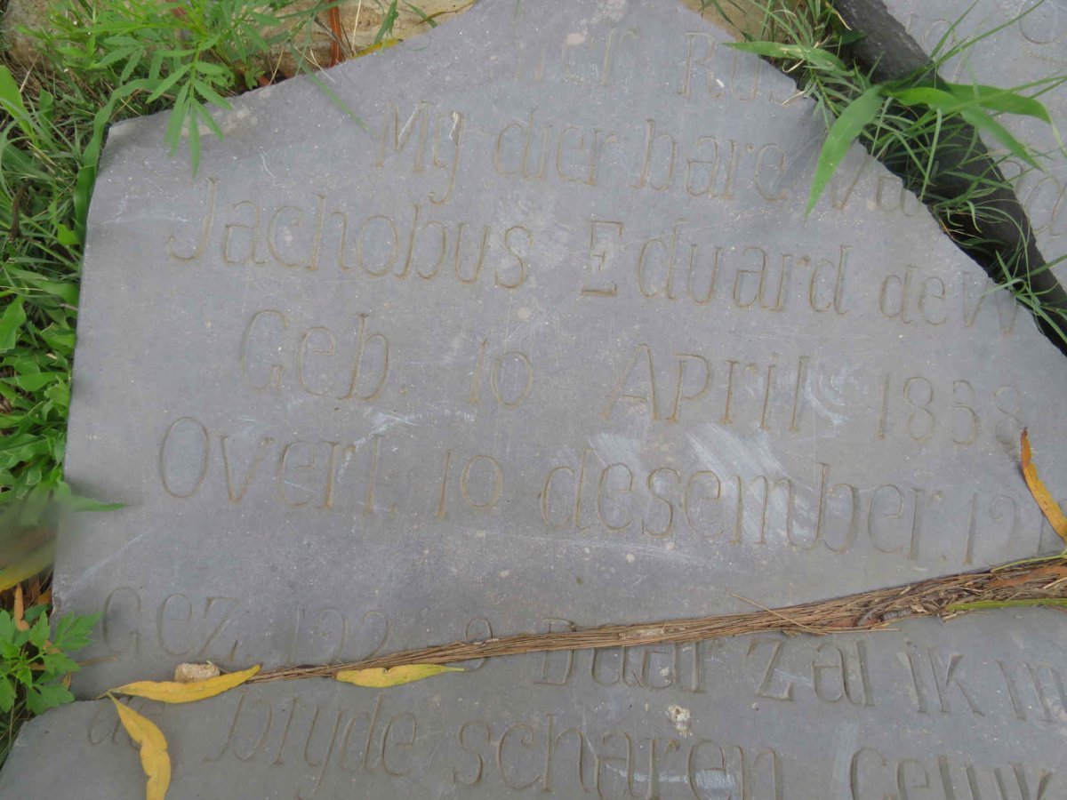 WET Jachobus Eduard, de 1838-19??