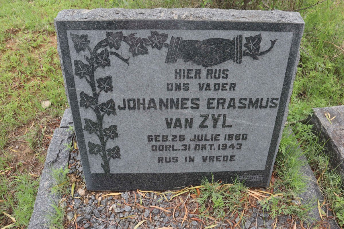 ZYL Johannes Erasmus, van 1860-1943