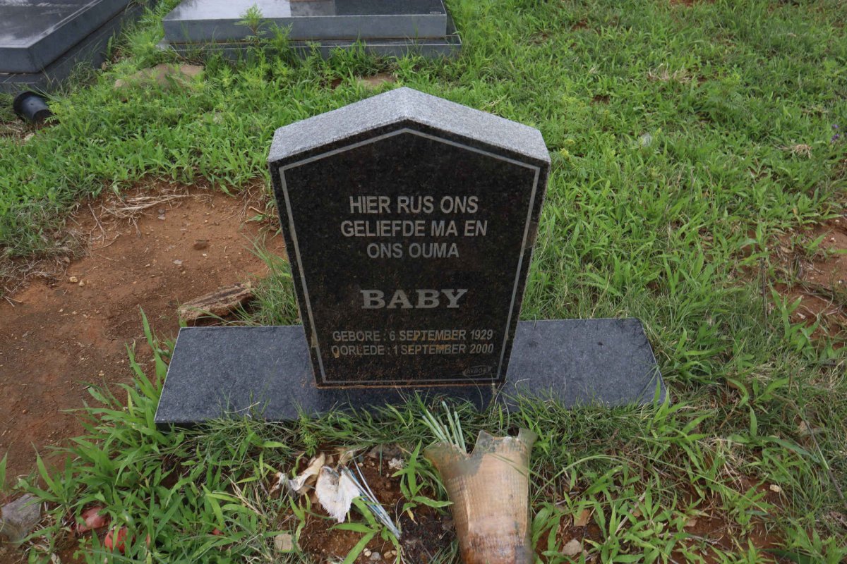 ? Baby 1929-2000