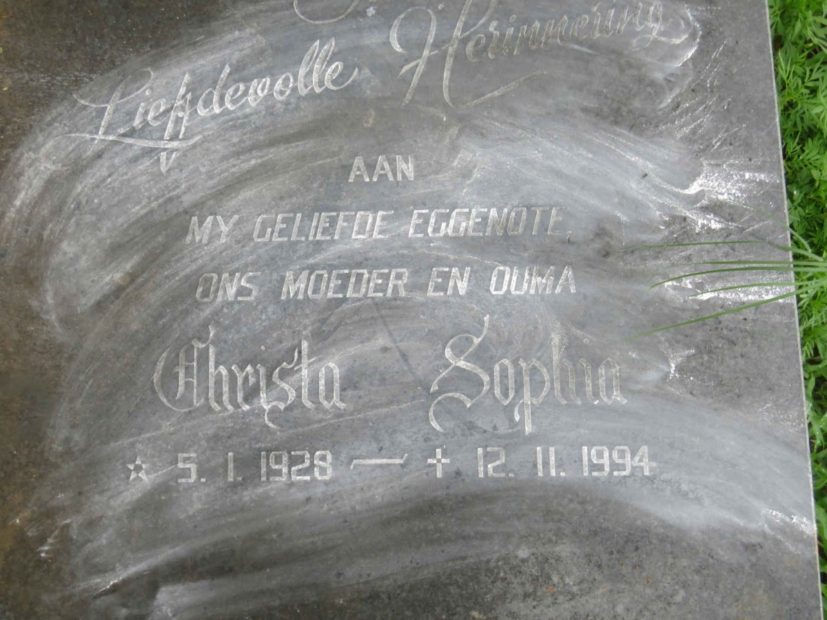? Christa Sophia 1928-1994