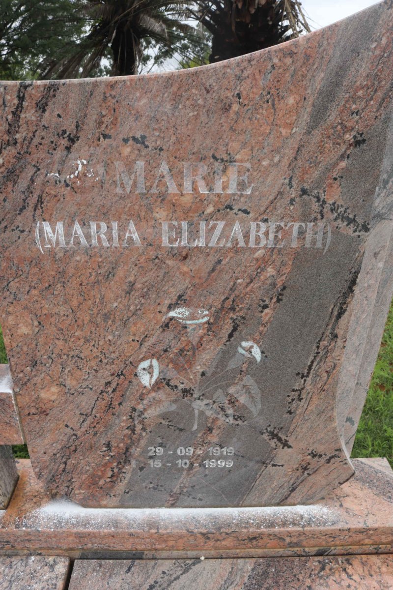 ? Maria Elizabeth 1919-1999