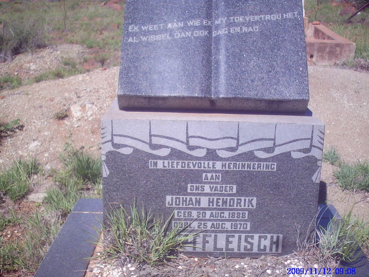 HAUPTFLEISCH Johan Hendrik 1888-1970