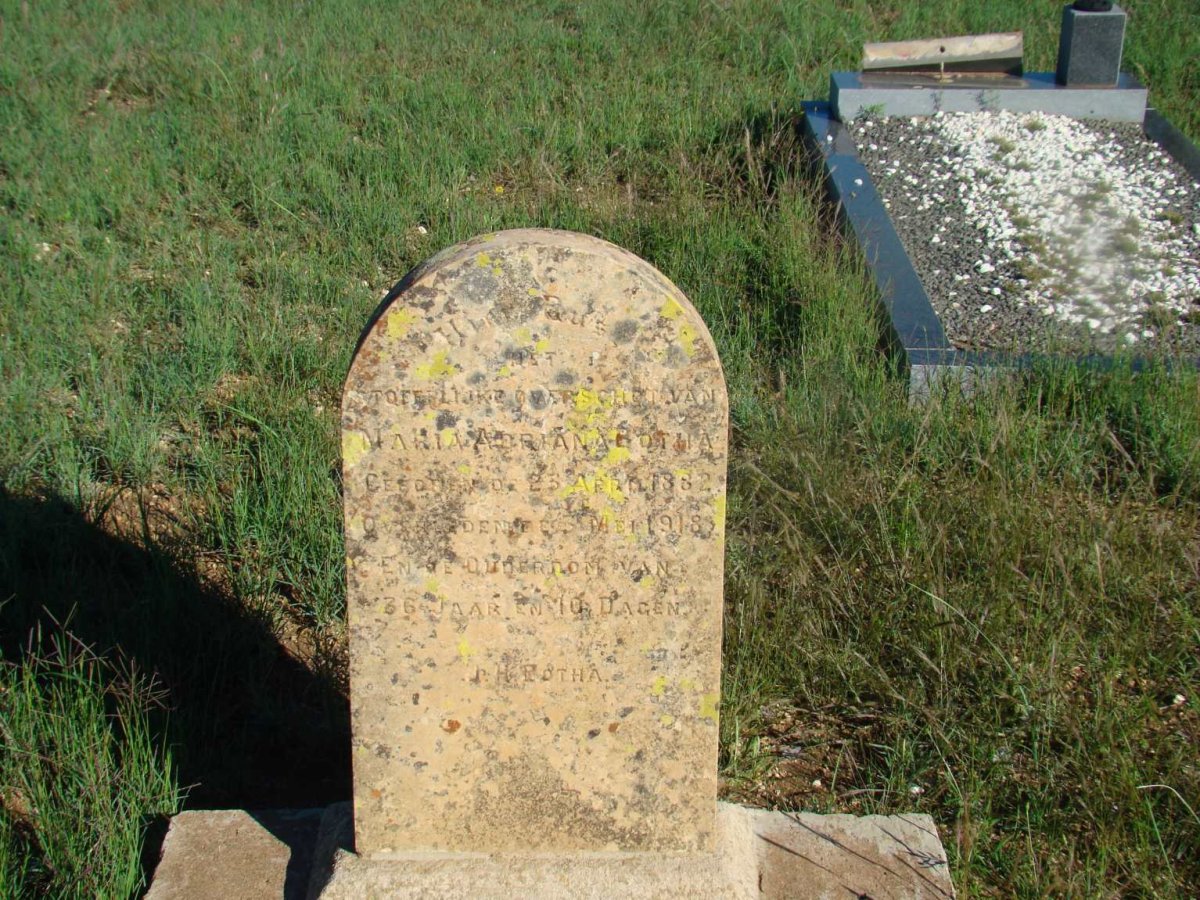 BOTHA Maria Adriana 1882-1918