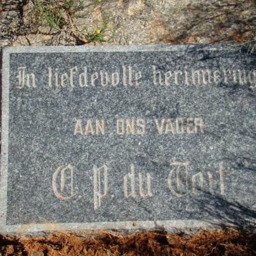TOIT C.P., du