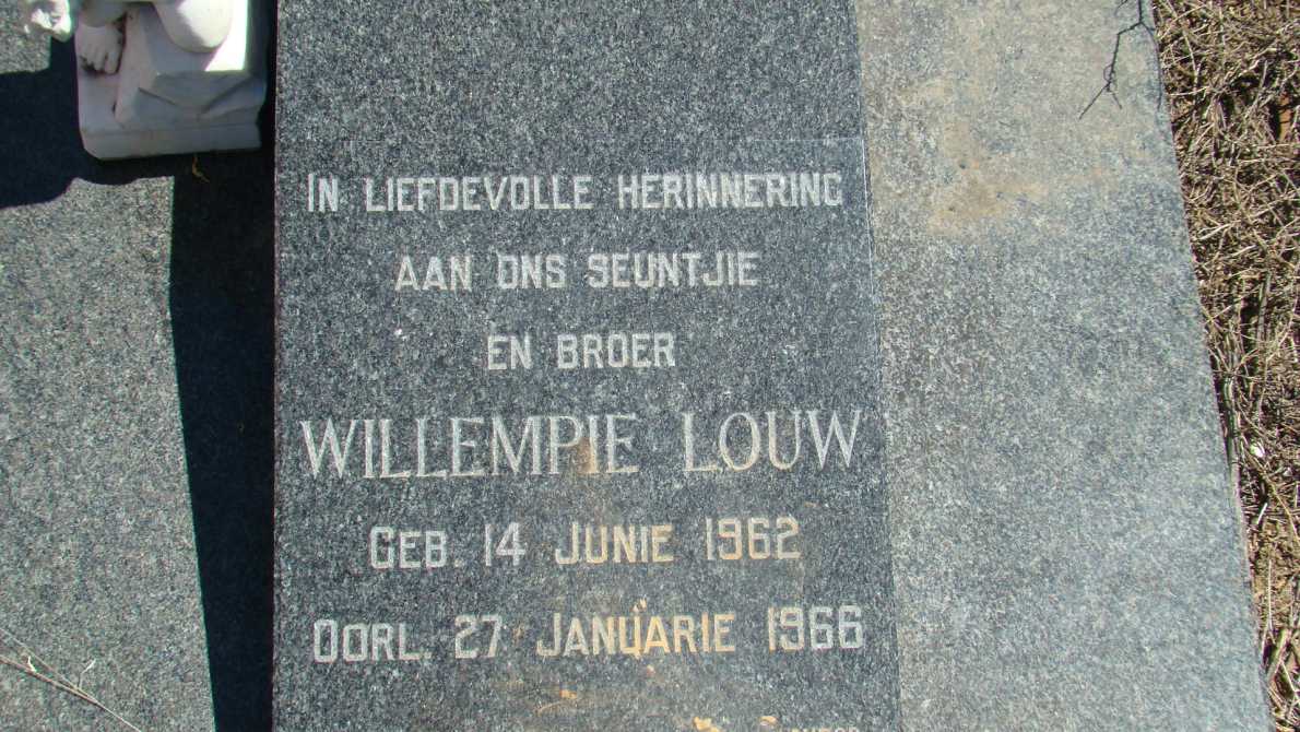 LOUW Willempie 1962-1966