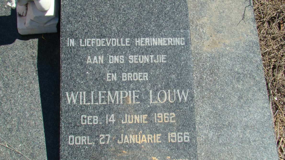 LOUW Willempie 1962-1966