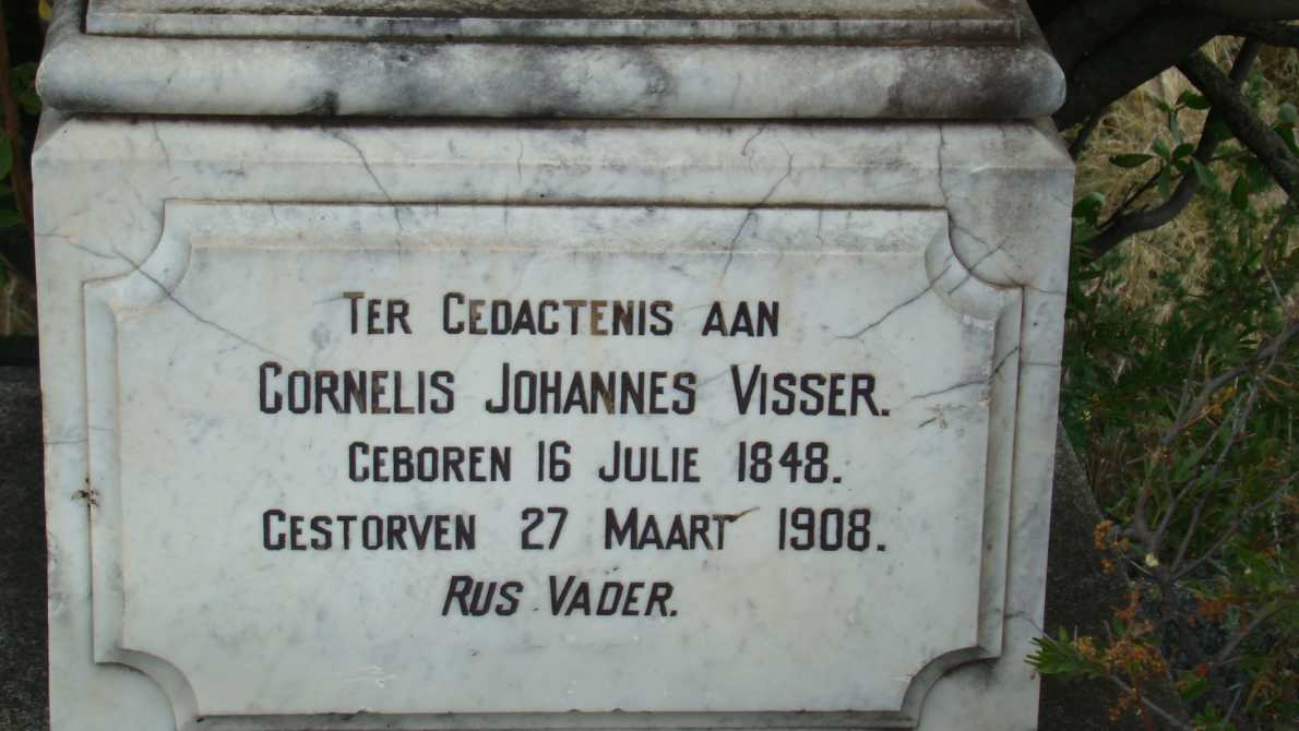 VISSER Cornelis Johannes 1848-1908