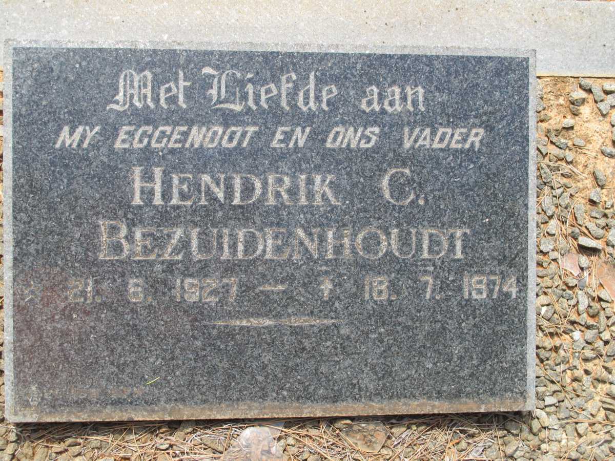 BEZUIDENHOUT Hendrik C. 1927-1974