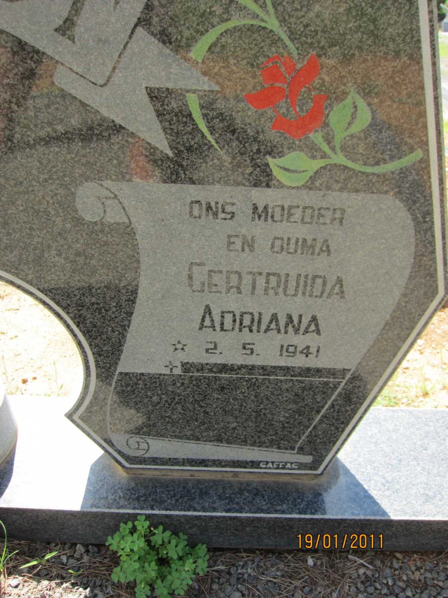 BADENHORST Gertruida Adriana 1941-