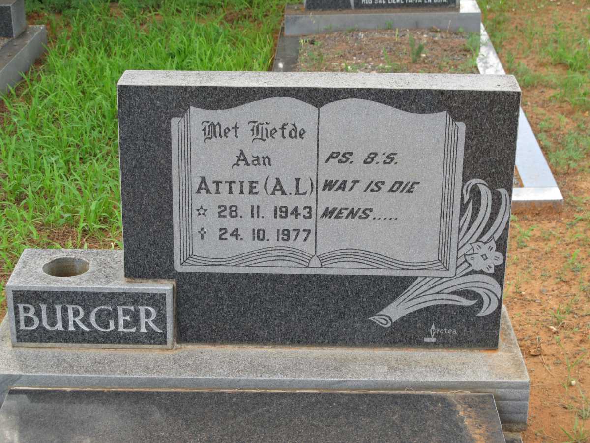 BURGER A.L. 1943-1977