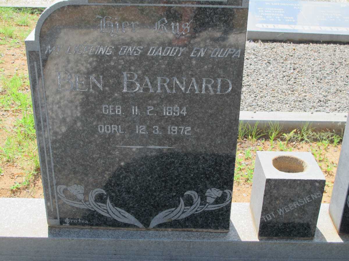 BARNARD Ben 1894-1972
