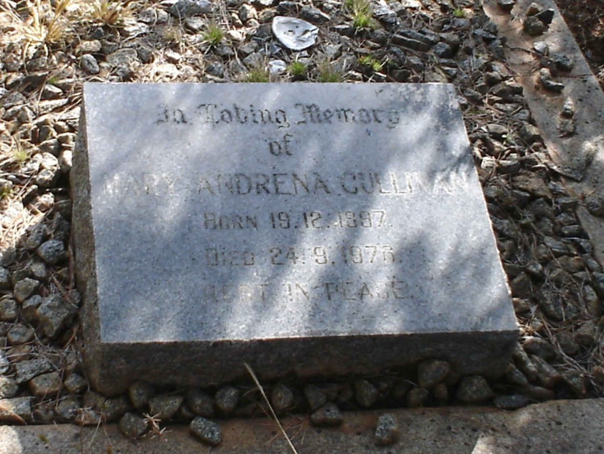 CULLINAN Mary Andrena 1897-1976