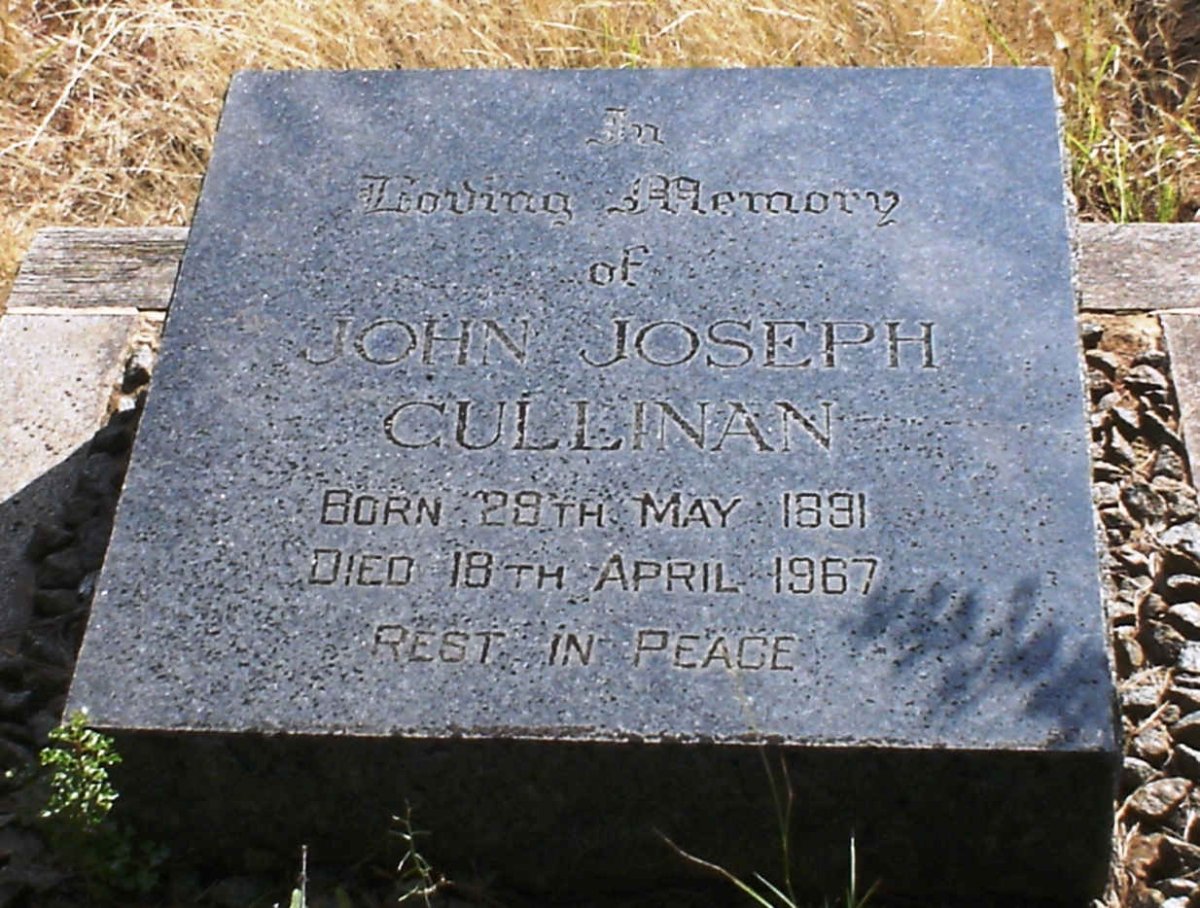 CULLINAN John Joseph 1891-1967