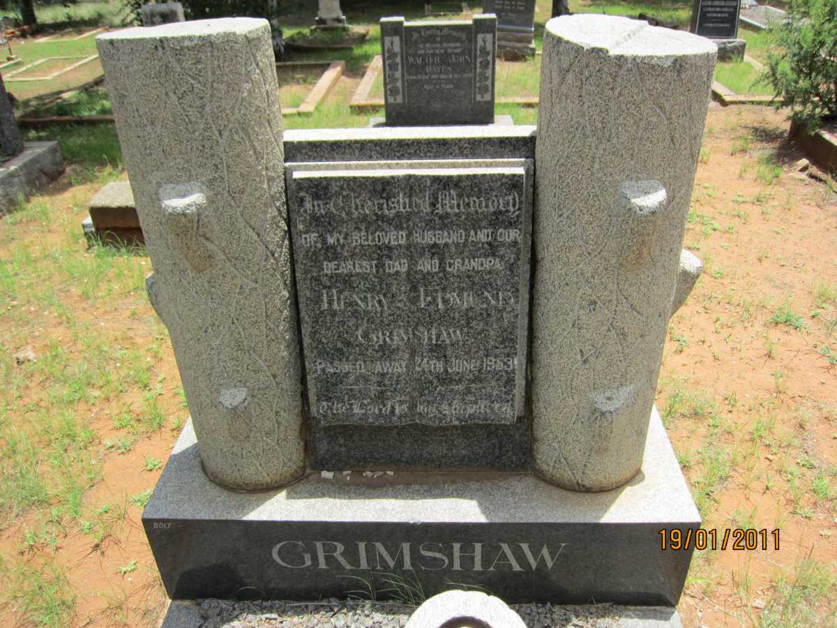 CRIMSHAW Henry Edmund -1959