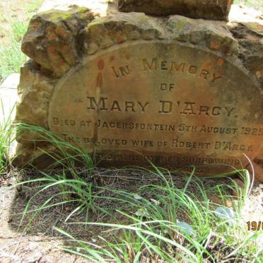 D'ARCY Mary -1925