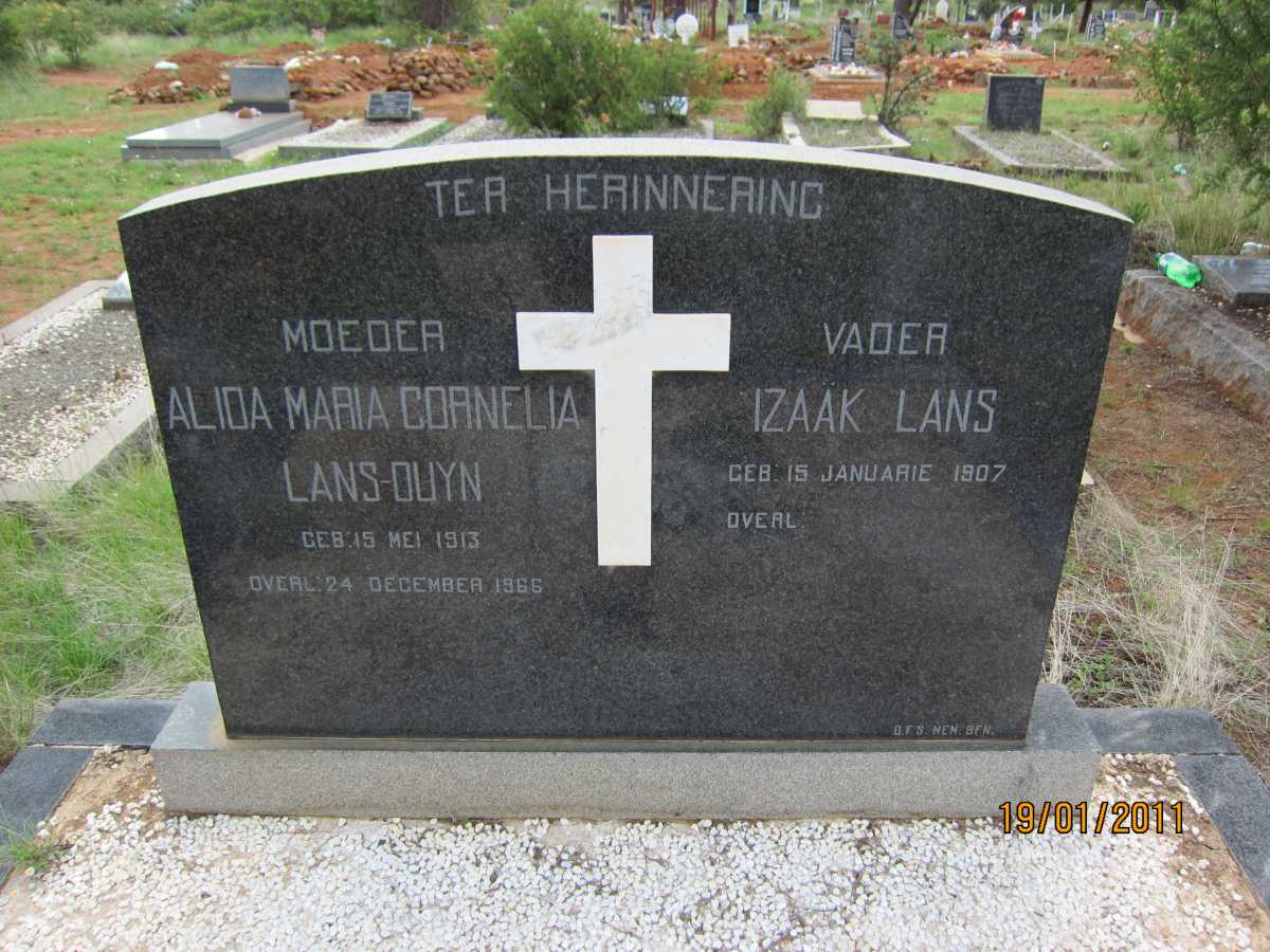 DUYN Izak 1907- &amp; Alida Maria Cornelia LANS-DUYN 1913-1966