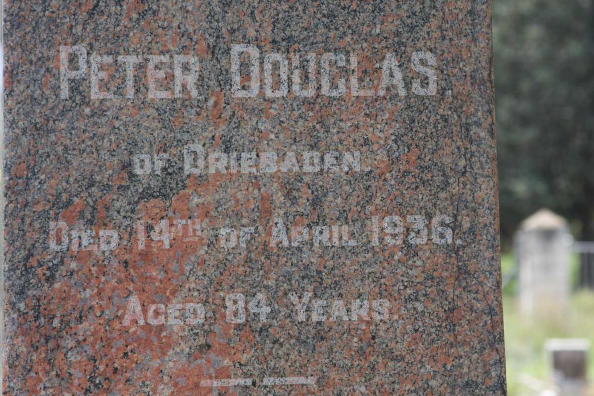 DOUGLAS Peter -1936