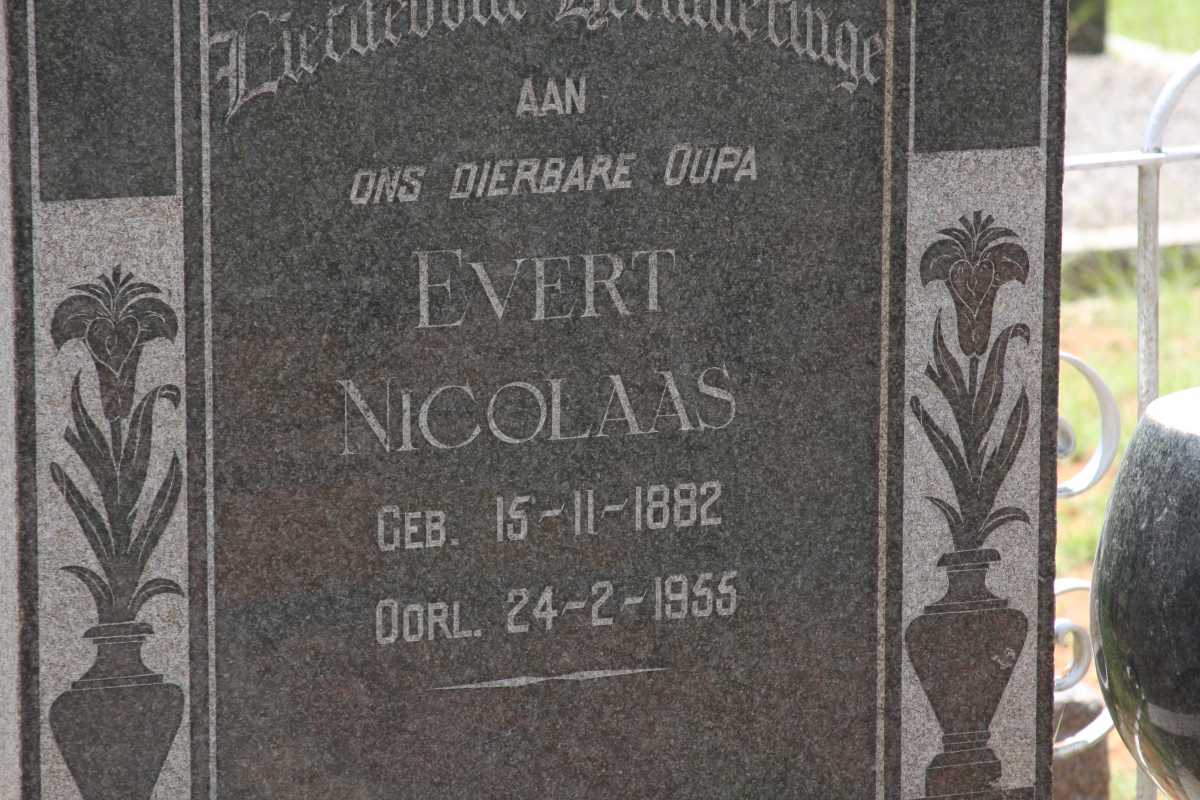 GROBLER Evert Nicolaas 1882-1955