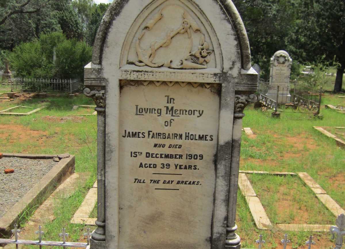 HOLMES James Fairbairn -1909
