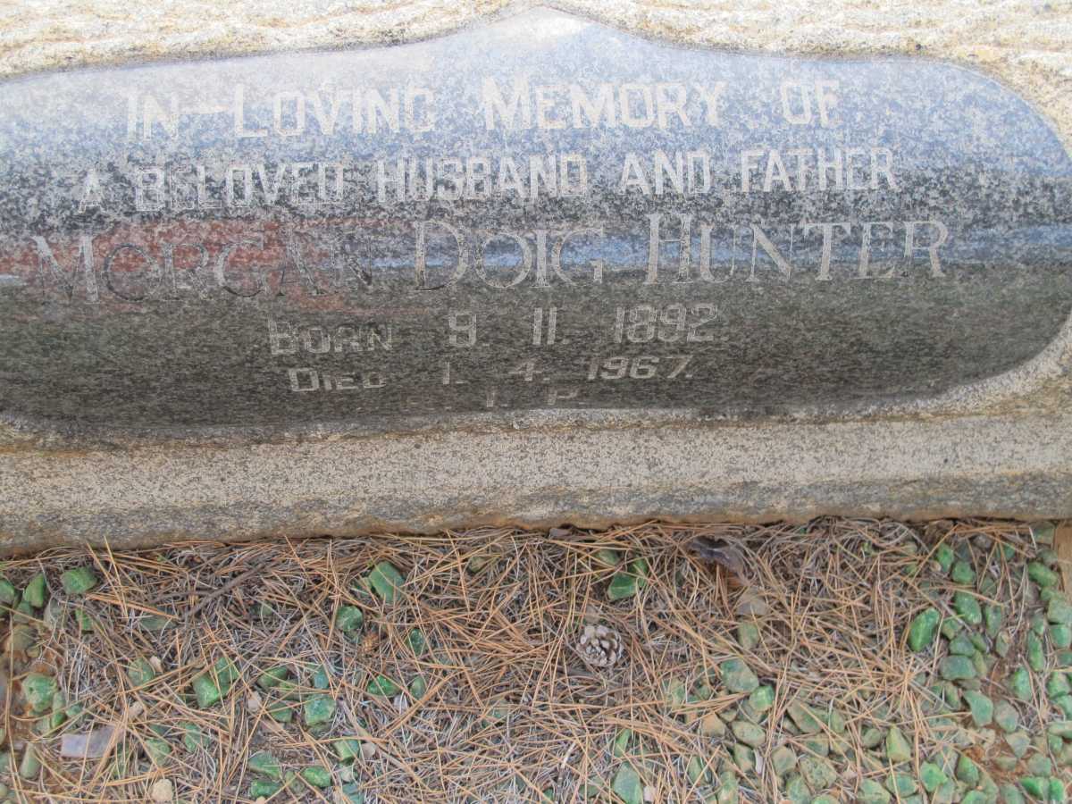 HUNTER Morgan Doig 1892-1967