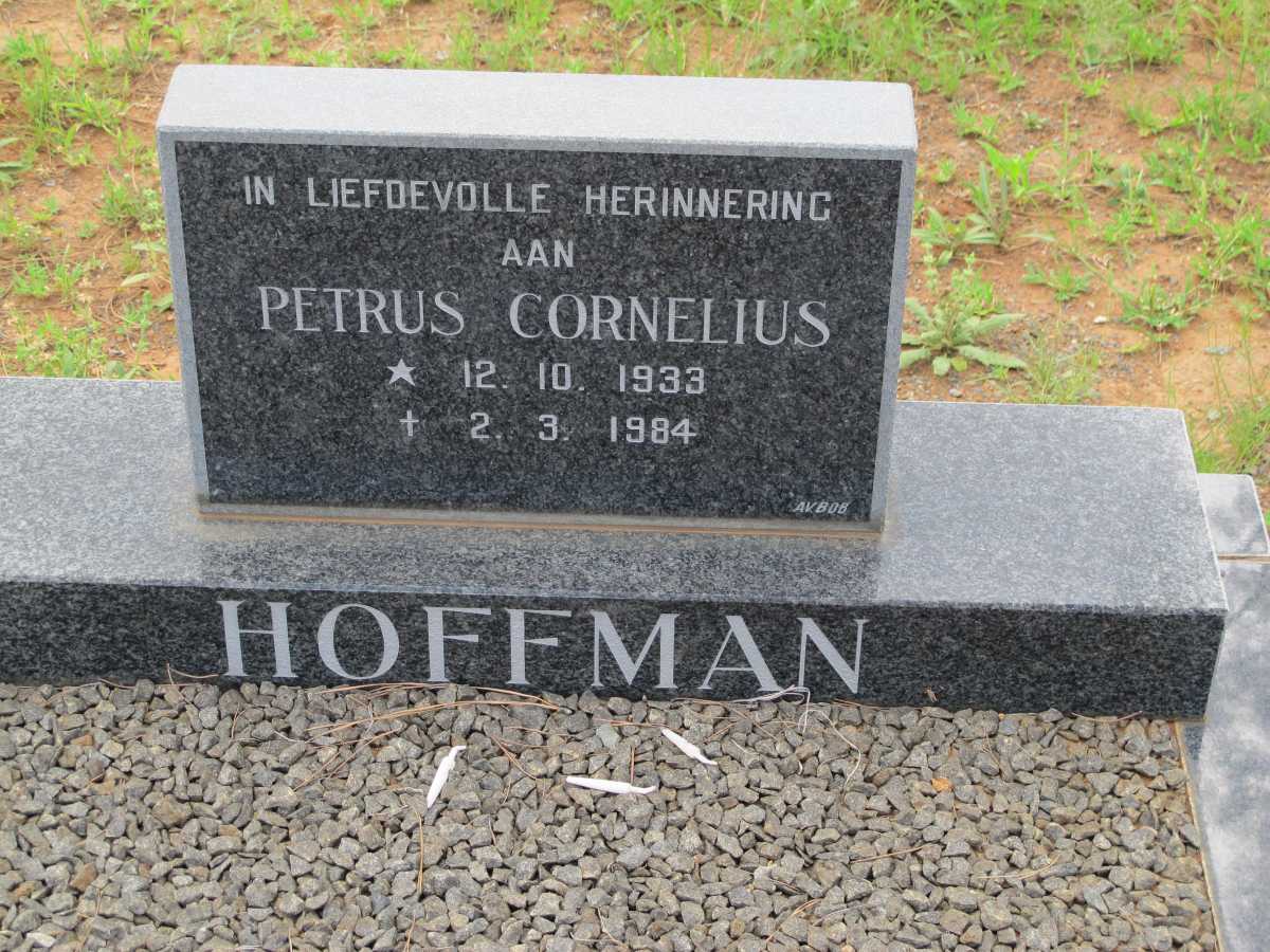 HOFFMAN Petrus Cornelius 1933-1984
