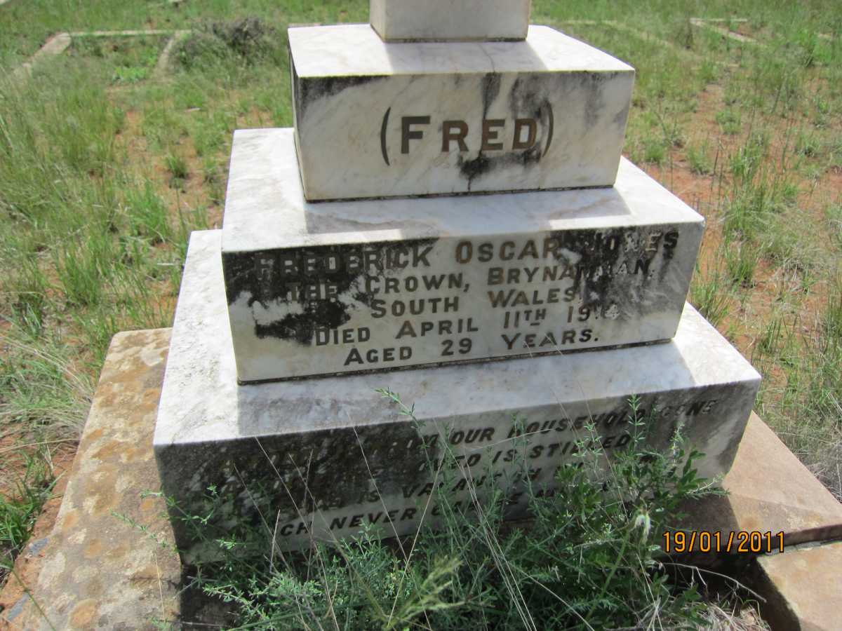 JONES Frederick Oscar -1914