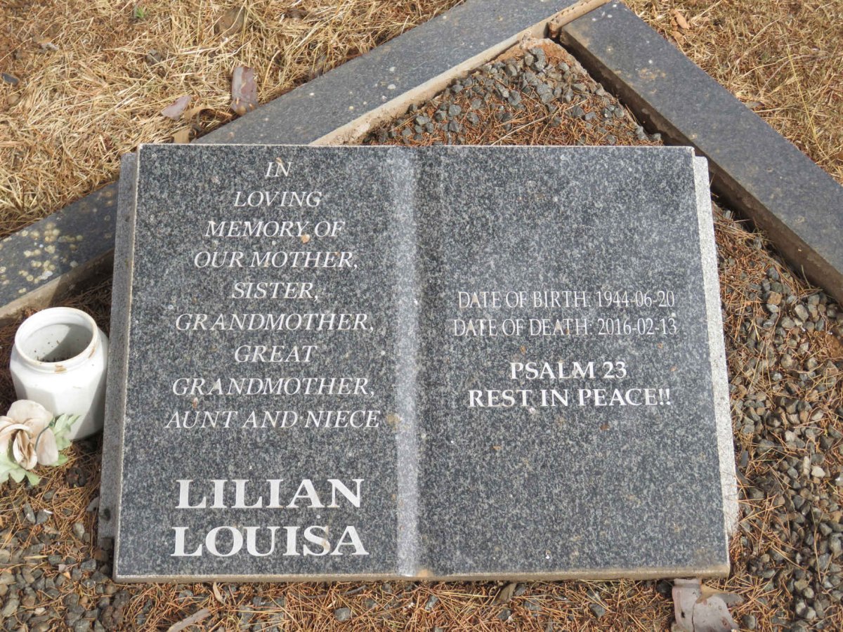 ? Gert 1942-2009 &amp; Lilian Louisa 1944-2016