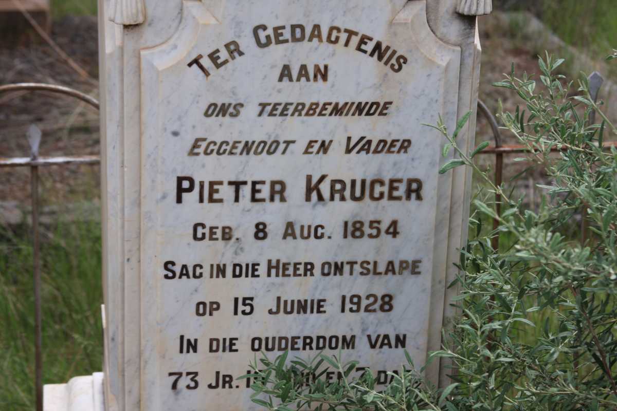 KRUGER Pieter 1854-1928