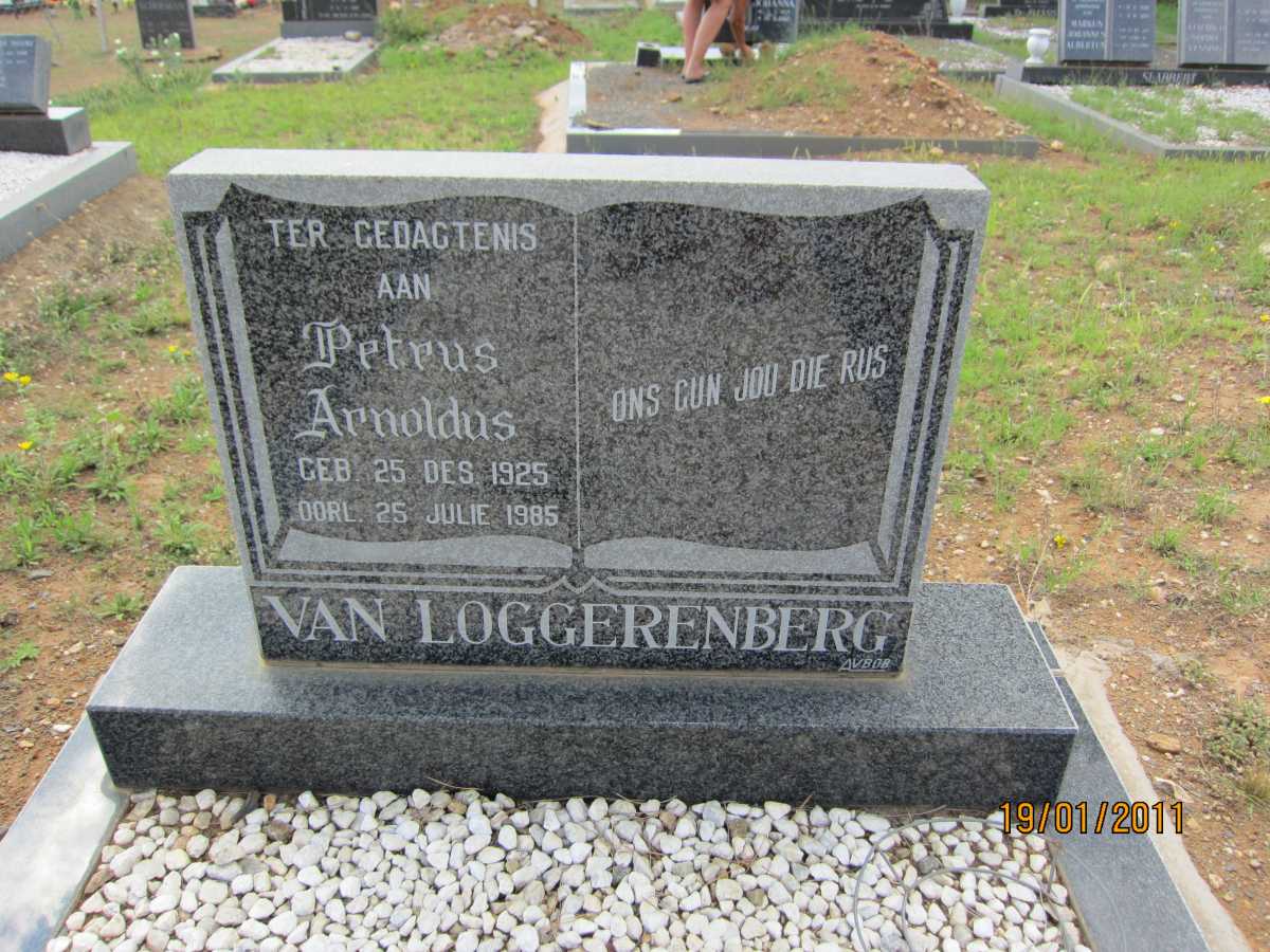 LOGGERENBERG Petrus Arnoldus, van 1925-1985
