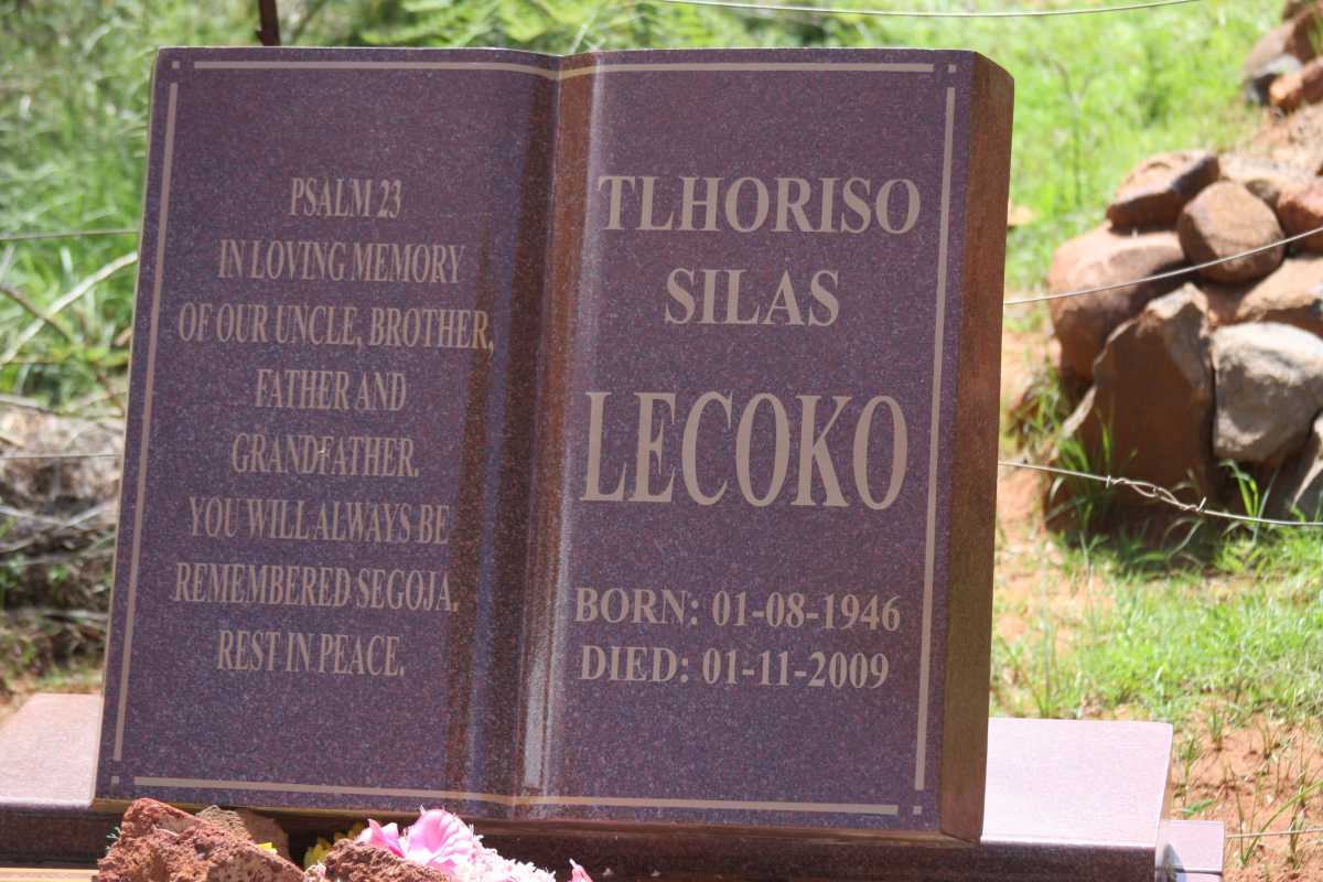 LECOKO Tlhoriso Silas 1946-2009