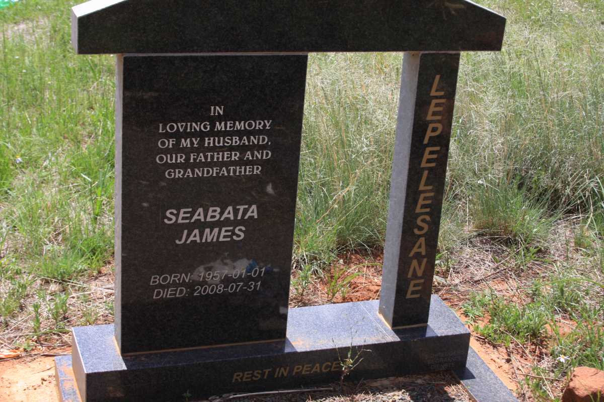 LEPELESANE Seabata James 1957-2008