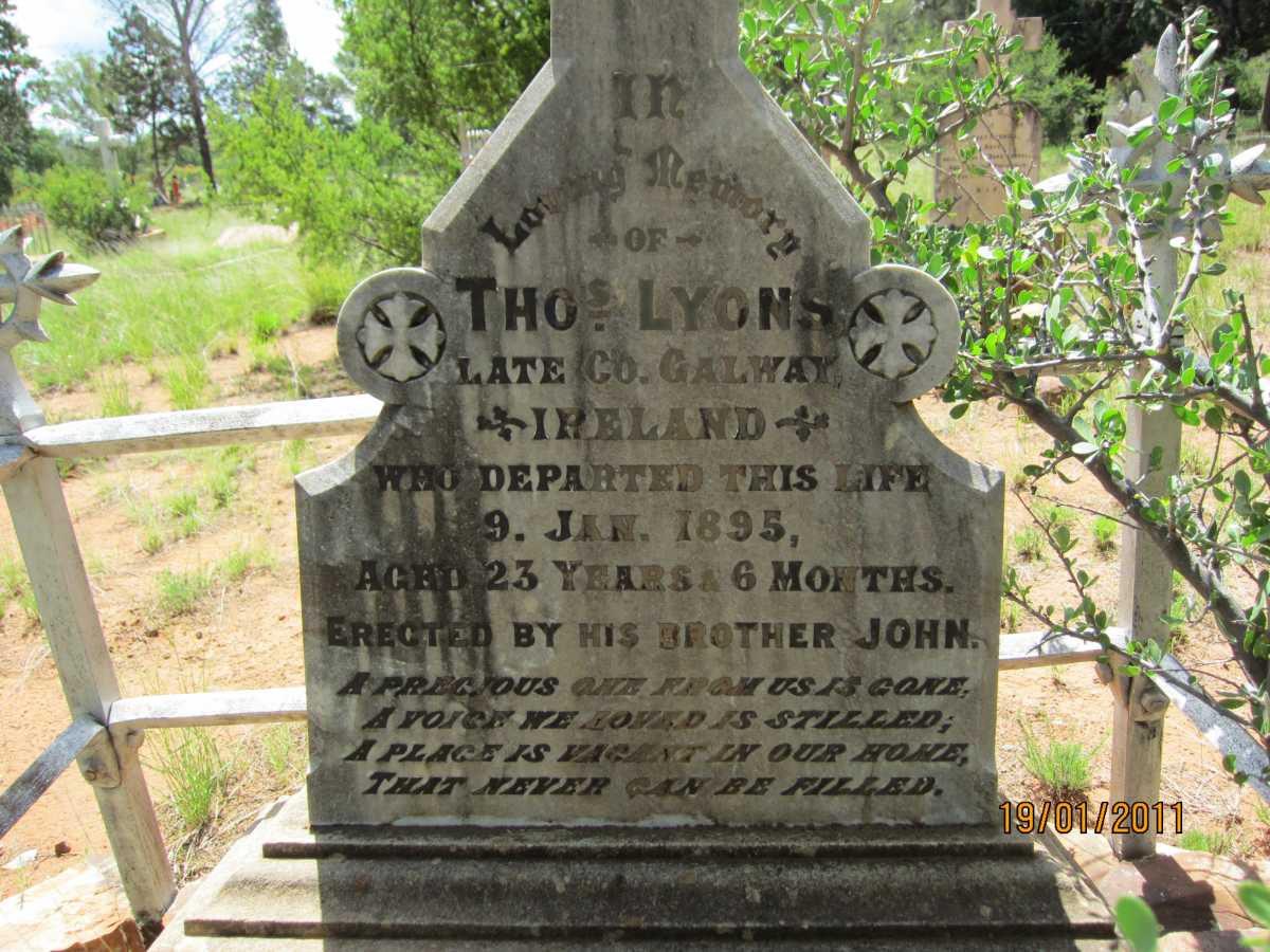 LYONS Thomas -1895