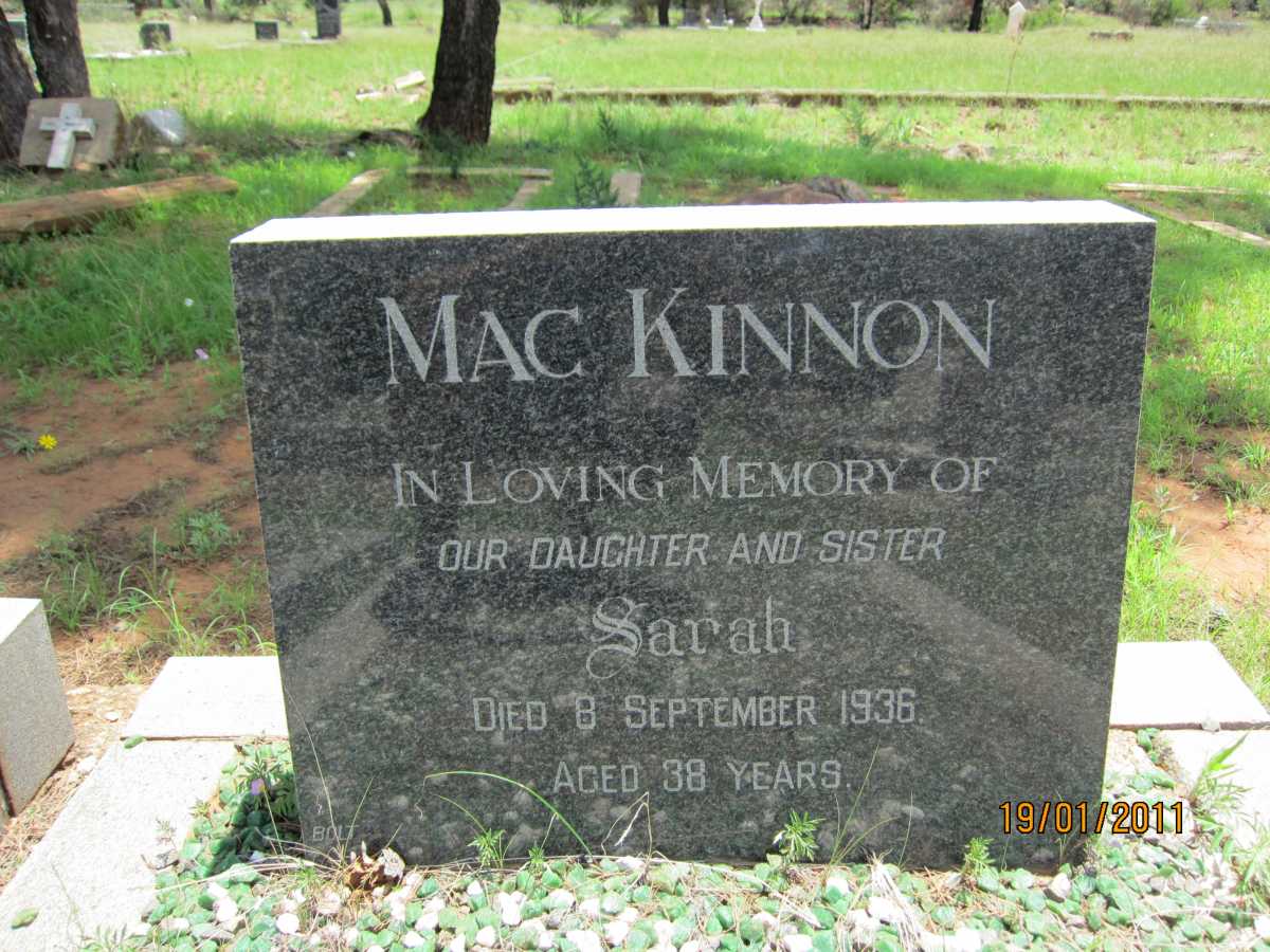 MACKINNON Sarah -1936