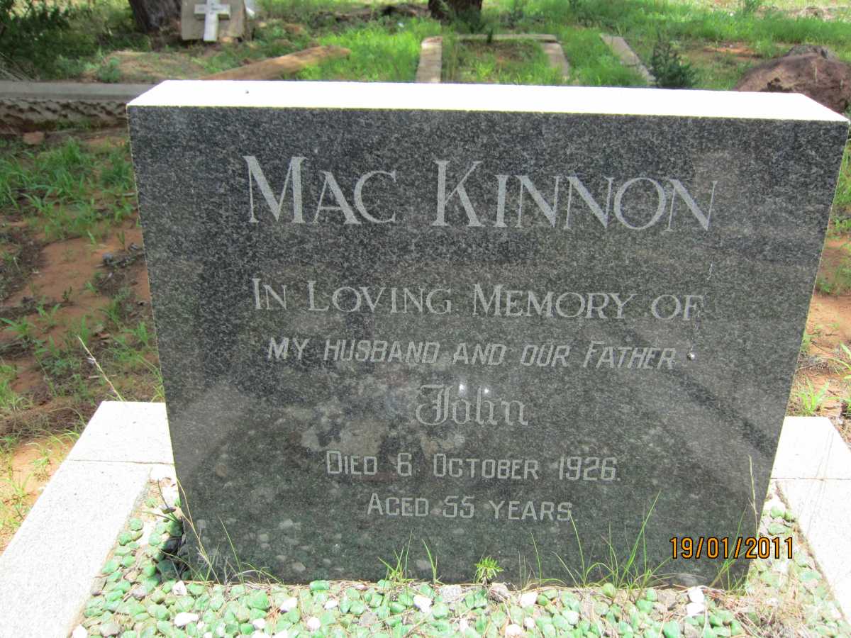 MACKINNON John -1926