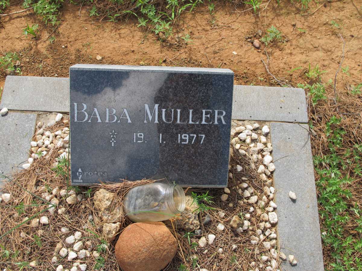 MULLER Baba 1977-1977