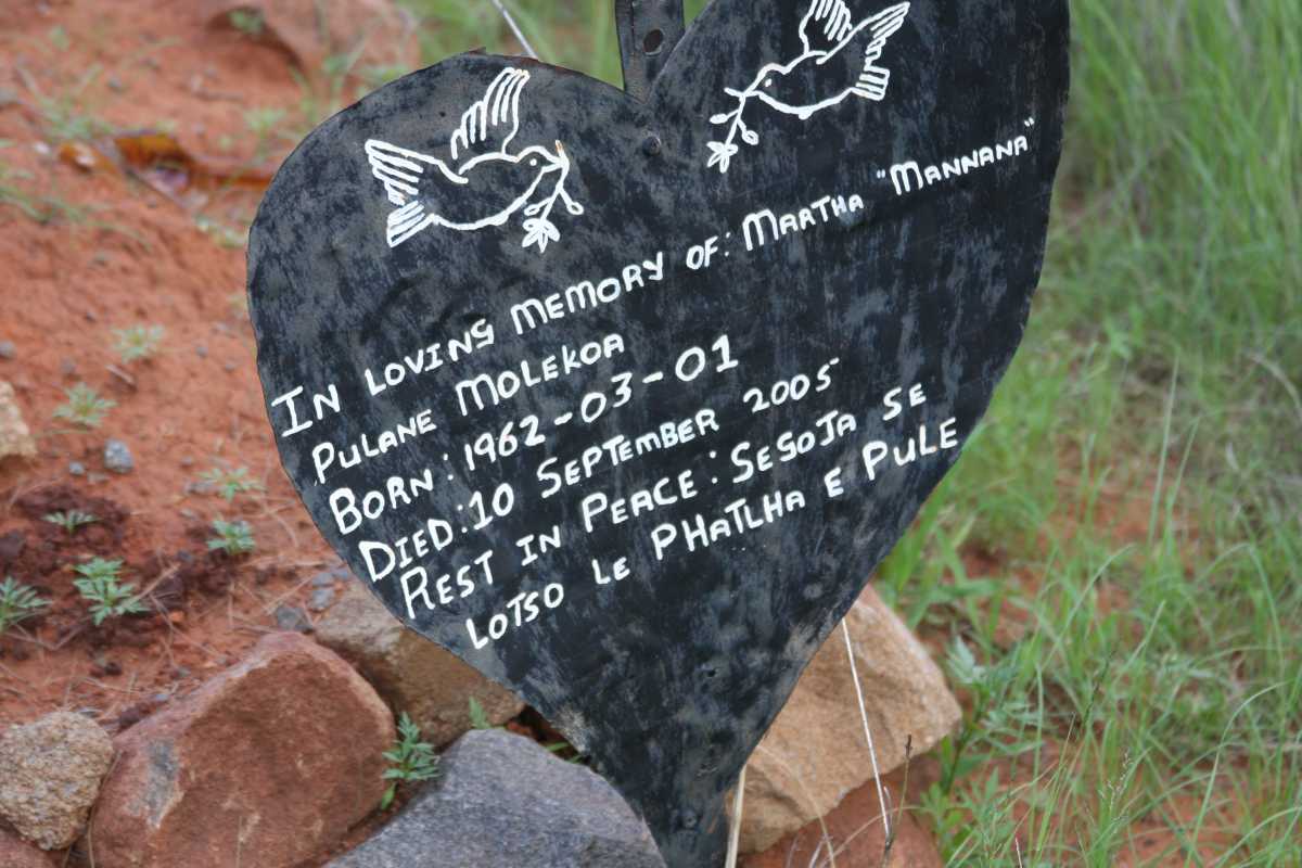 MOLEKOA Martha Pulane 1962-2005