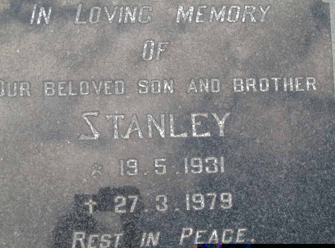 McDONALD Stanley 1931-1979