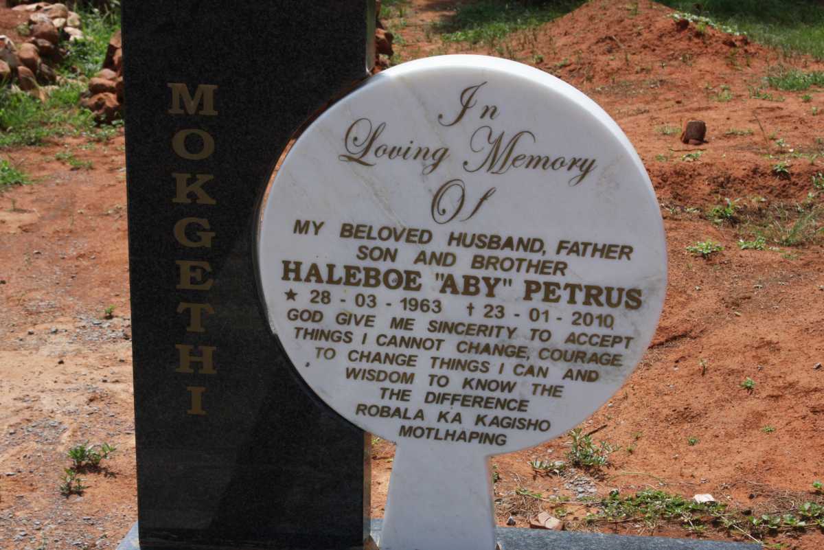 MOKGETHI Haleboe Petrus 1963-3010