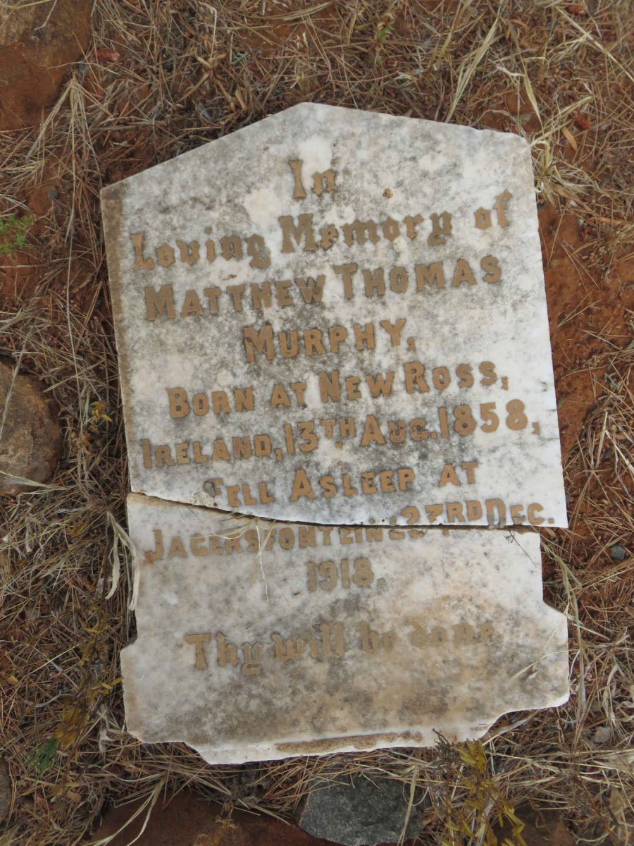 MURPHY Matthew Thomas 1858-1918